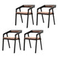 Metal Side Dining Chairs Industrial Open Back Dining Side Chair
