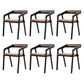 Metal Side Dining Chairs Industrial Open Back Dining Side Chair