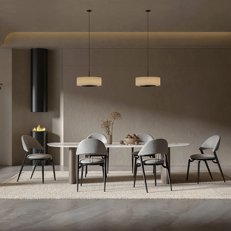 Sedia laterale industriale aperta sedia sala da pranzo per sala da pranzo