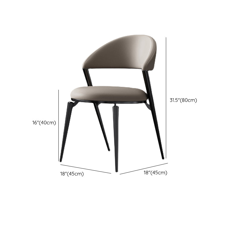 Sedia laterale industriale aperta sedia sala da pranzo per sala da pranzo
