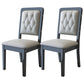 Contemporary Wood Dining Armless Chair Open Back Dining Side Chair