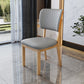 Contemporary Wood Dining Chairs Open Back Dining Side Chair for Restaurant Use