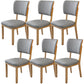 Contemporary Wood Dining Chairs Open Back Dining Side Chair for Restaurant Use