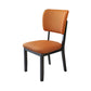 Contemporary Wood Dining Chairs Open Back Dining Side Chair for Restaurant Use
