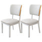 Contemporary Wood Dining Chairs Open Back Dining Side Chair for Restaurant Use