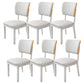 Contemporary Wood Dining Chairs Open Back Dining Side Chair for Restaurant Use