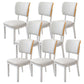 Contemporary Wood Dining Chairs Open Back Dining Side Chair for Restaurant Use