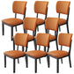 Contemporary Wood Dining Chairs Open Back Dining Side Chair for Restaurant Use