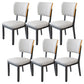 Contemporary Wood Dining Chairs Open Back Dining Side Chair for Restaurant Use