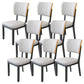 Contemporary Wood Dining Chairs Open Back Dining Side Chair for Restaurant Use