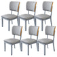 Contemporary Wood Dining Chairs Open Back Dining Side Chair for Restaurant Use