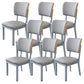 Contemporary Wood Dining Chairs Open Back Dining Side Chair for Restaurant Use