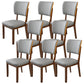Contemporary Wood Dining Chairs Open Back Dining Side Chair for Restaurant Use
