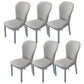 Contemporary Wood Dining Armless Chairs Upholstered Side Chairs for Restaurant Use