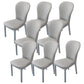 Contemporary Wood Dining Armless Chairs Upholstered Side Chairs for Restaurant Use