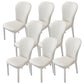 Contemporary Wood Dining Armless Chairs Upholstered Side Chairs for Restaurant Use