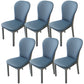 Contemporary Wood Dining Armless Chairs Upholstered Side Chairs for Restaurant Use