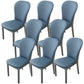 Contemporary Wood Dining Armless Chairs Upholstered Side Chairs for Restaurant Use