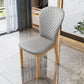 Contemporary Wood Dining Armless Chairs Upholstered Side Chairs for Restaurant Use