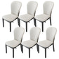 Contemporary Wood Dining Armless Chairs Upholstered Side Chairs for Restaurant Use