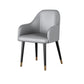 Glam Faux Leather Dining Chairs Metal Arm Dining Room Chairs Clearhalo 'Dining Chairs' 'Dining Tables & Seating' 'dining_chair' 'furn' 'furn_dining_chair' 'Furniture' 'Kitchen & Dining Furniture' 6267193