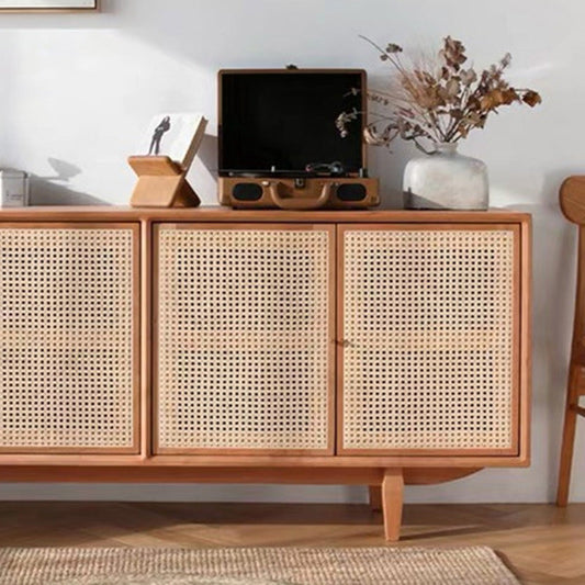 Casa di legno di legno moderno moderno mobile sideboard con porte
