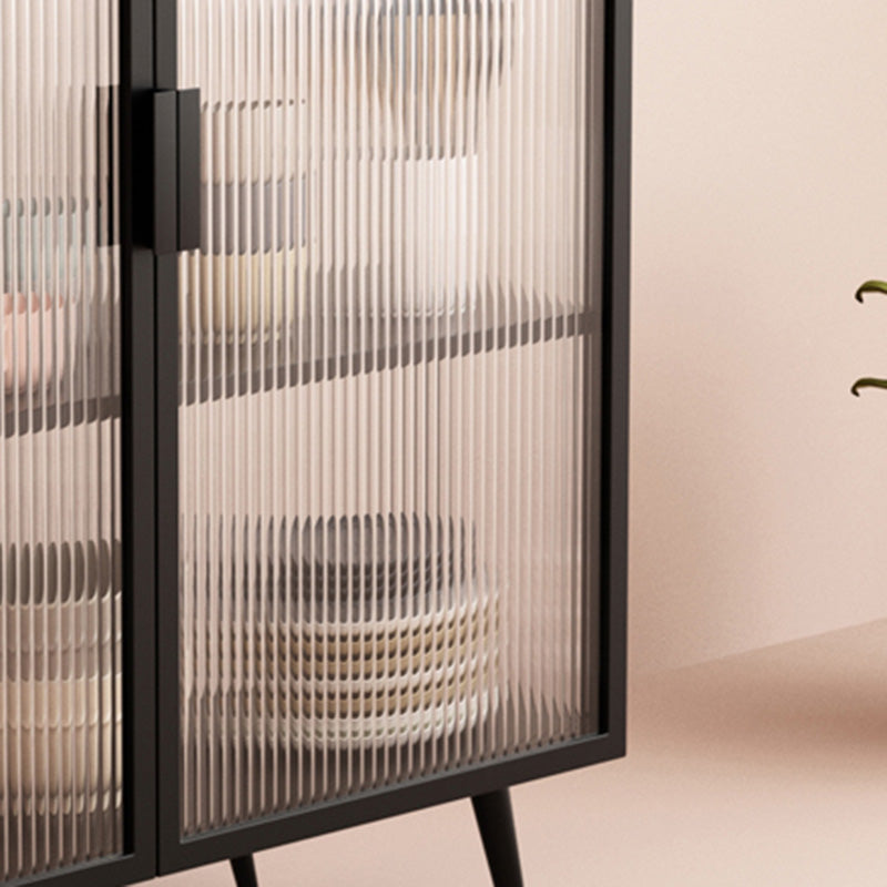 Sideboard in metallo moderno casa minimalista casa rettangolare con porta