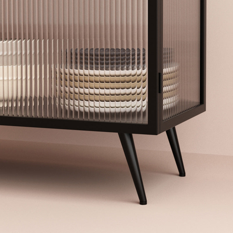 Sideboard in metallo moderno casa minimalista casa rettangolare con porta