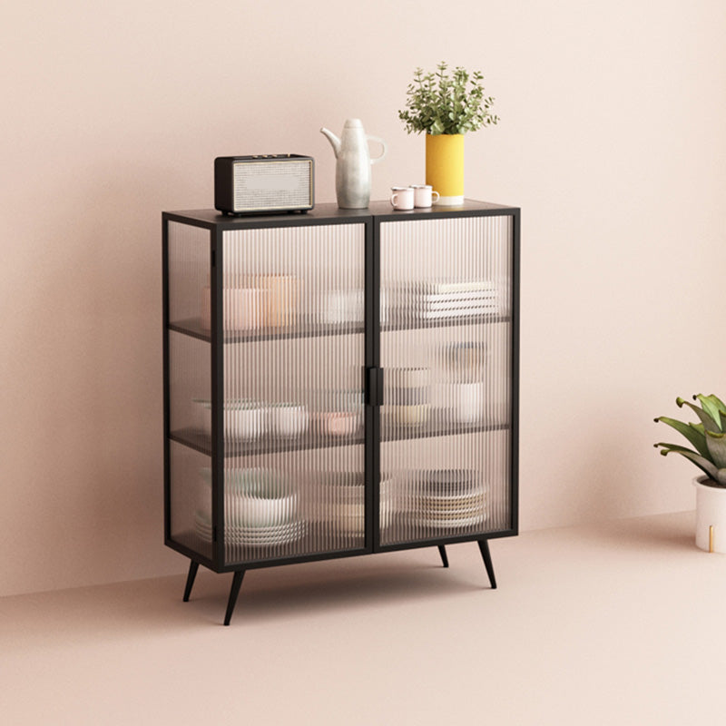 Sideboard in metallo moderno casa minimalista casa rettangolare con porta