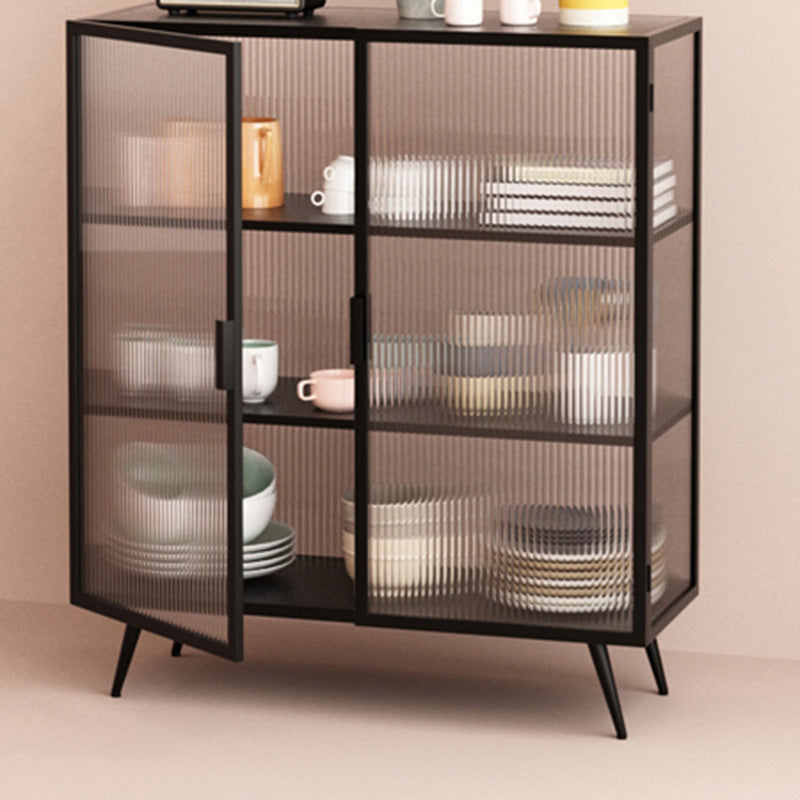 Sideboard in metallo moderno casa minimalista casa rettangolare con porta