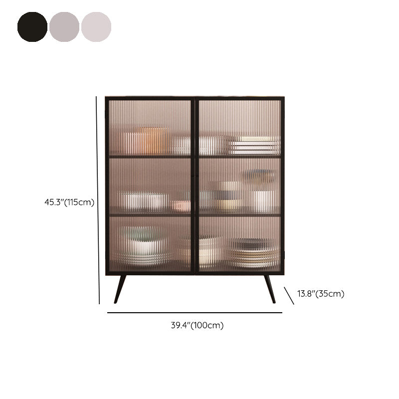 Sideboard in metallo moderno casa minimalista casa rettangolare con porta