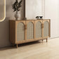 Home Rectangle Sideboard Cabinet Wooden Side Board with Doors