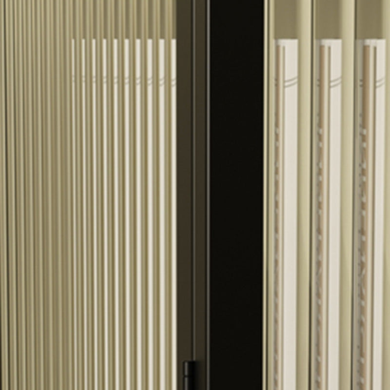 53"H Rectangular Metal Side Board Modern Minimalist Home Sideboard with Door Clearhalo 'buffet_sideboard' 'Buffets & Sideboards' 'furn' 'furn_buffet_sideboard' 'Furniture' 'Kitchen & Dining Furniture' 6267389