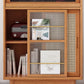 Scheda laterale in legno con porta moderna minimalista marrone buffet sideboard