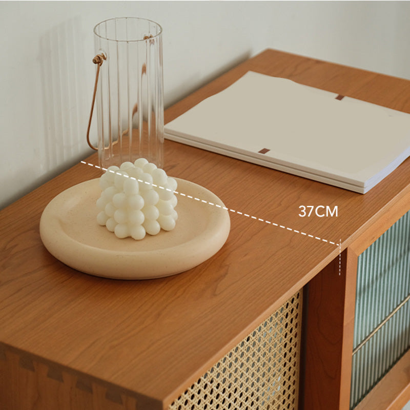 Brown Wooden Side Board with Doors Modern Minimalist Buffet Sideboard without Light Clearhalo 'buffet_sideboard' 'Buffets & Sideboards' 'furn' 'furn_buffet_sideboard' 'Furniture' 'Kitchen & Dining Furniture' 6267431