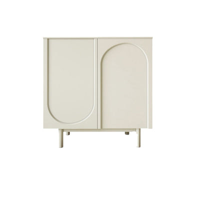 Sideboard di rettangolo moderno Rettangolo Sideboard di archiviazione in legno con porta