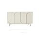 Sideboard di rettangolo moderno Rettangolo Sideboard di archiviazione in legno con porta