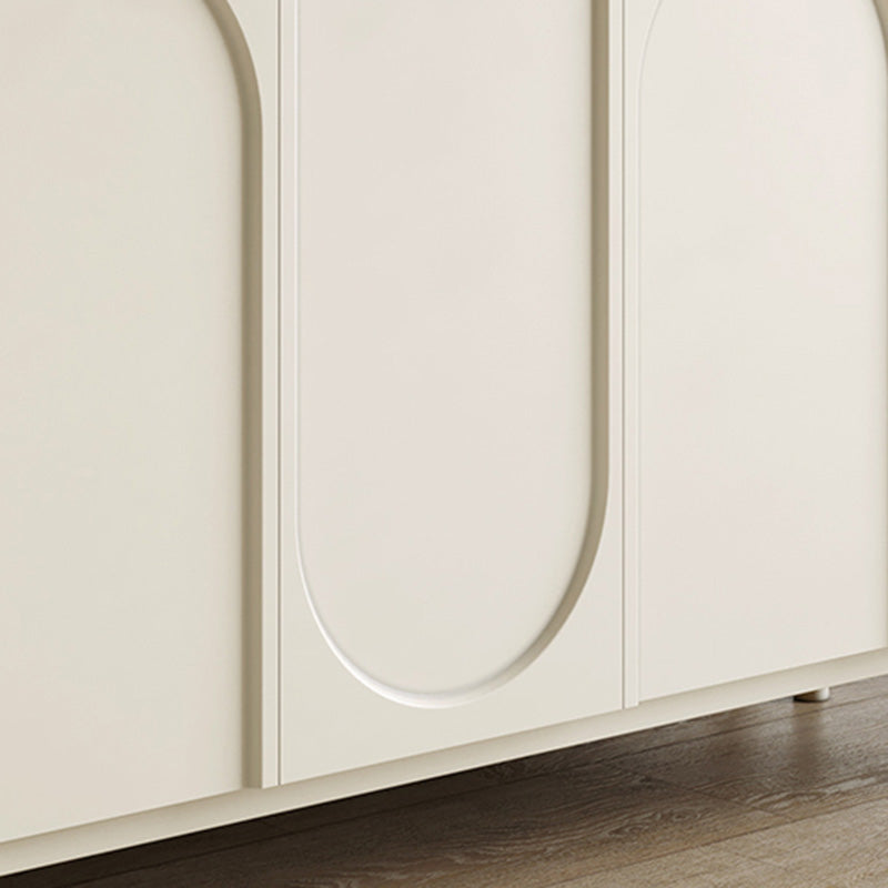 Sideboard di rettangolo moderno Rettangolo Sideboard di archiviazione in legno con porta