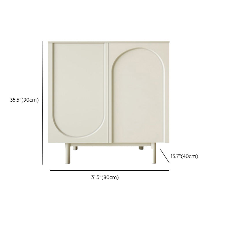 Sideboard di rettangolo moderno Rettangolo Sideboard di archiviazione in legno con porta