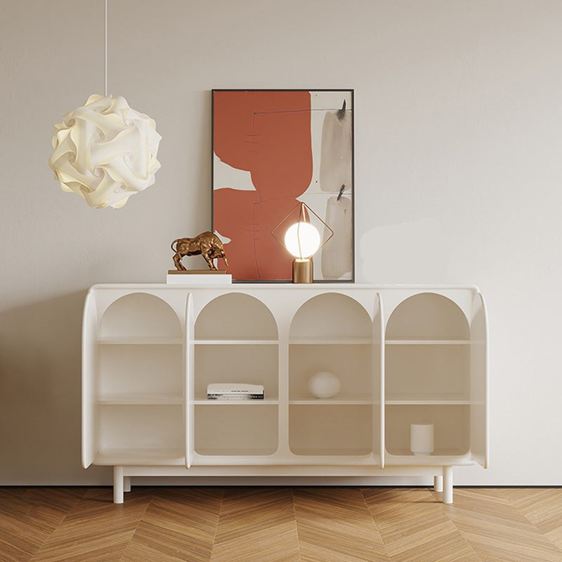 Rettangolo di stoccaggio domestico Sideboard di legno moderno per cucina