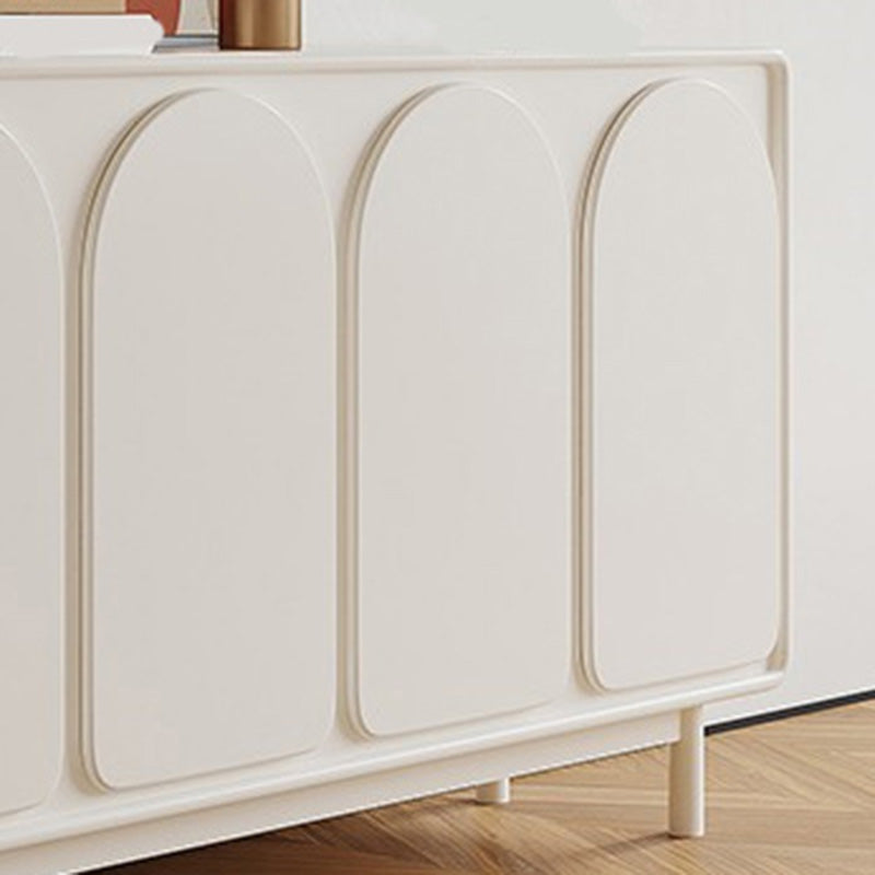 Rettangolo di stoccaggio domestico Sideboard di legno moderno per cucina