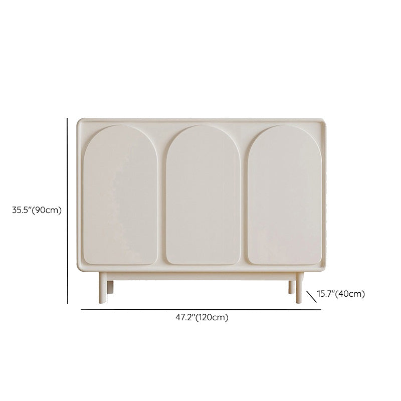 Rettangolo di stoccaggio domestico Sideboard di legno moderno per cucina