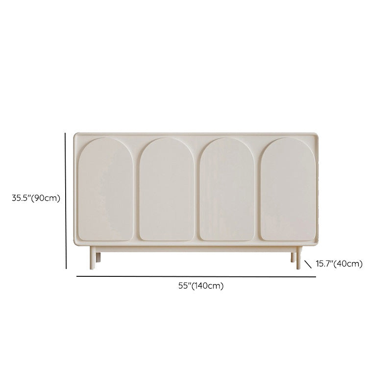 Rettangolo di stoccaggio domestico Sideboard di legno moderno per cucina