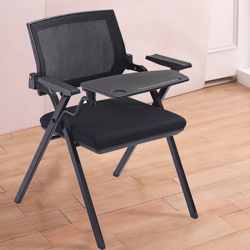 Contemporary Arms Included Desk Chair Mesh Back Conference Chair With Writing Pad 1 Piece Clearhalo 'furn' 'furn_office_chair' 'Furniture' 'Office Chairs' 'Office Furniture' 'office_chair' 6267571