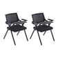 Contemporary Arms Included Desk Chair Mesh Back Conference Chair With Writing Pad 2 Piece Set Clearhalo 'furn' 'furn_office_chair' 'Furniture' 'Office Chairs' 'Office Furniture' 'office_chair' 6267579