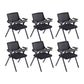 Contemporary Arms Included Desk Chair Mesh Back Conference Chair With Writing Pad 6 Piece Set Clearhalo 'furn' 'furn_office_chair' 'Furniture' 'Office Chairs' 'Office Furniture' 'office_chair' 6267583