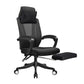 Ergonomic Mesh Office Chair High-Back Adjustable Height with Swivel Casters Black 1 Piece With Footrest Clearhalo 'furn' 'furn_office_chair' 'Furniture' 'Office Chairs' 'Office Furniture' 'office_chair' 6267589
