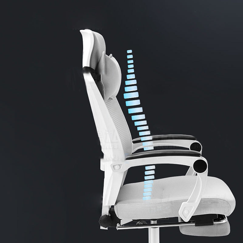Ergonomic Mesh Office Chair High-Back Adjustable Height with Swivel Casters Clearhalo 'furn' 'furn_office_chair' 'Furniture' 'Office Chairs' 'Office Furniture' 'office_chair' 6267600