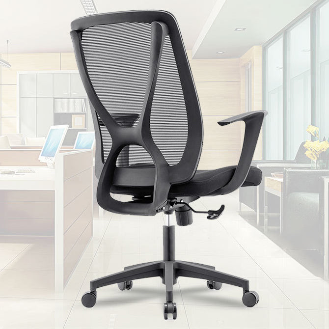 Modern Desk Chair Mesh Computer Chair Conference Chair with Wheels Clearhalo 'furn' 'furn_office_chair' 'Furniture' 'Office Chairs' 'Office Furniture' 'office_chair' 6267619