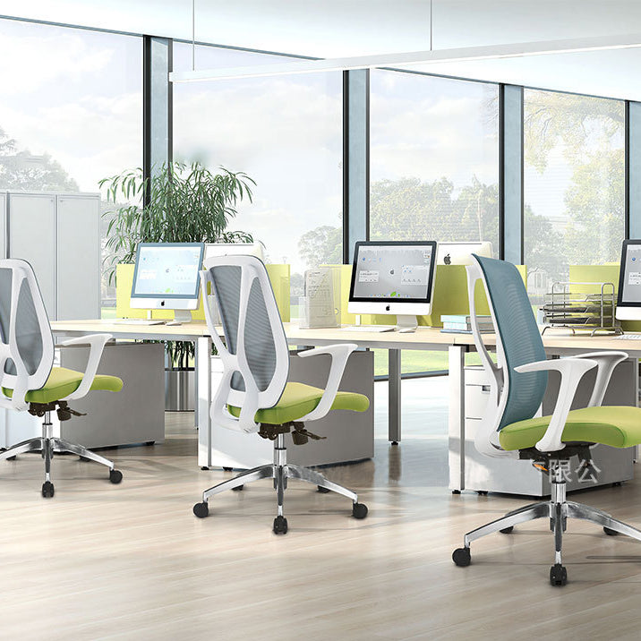 Modern Desk Chair Mesh Computer Chair Conference Chair with Wheels Clearhalo 'furn' 'furn_office_chair' 'Furniture' 'Office Chairs' 'Office Furniture' 'office_chair' 6267622